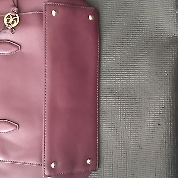 Maroon and Gold Nine West Handbag - Picture 2 of 6
